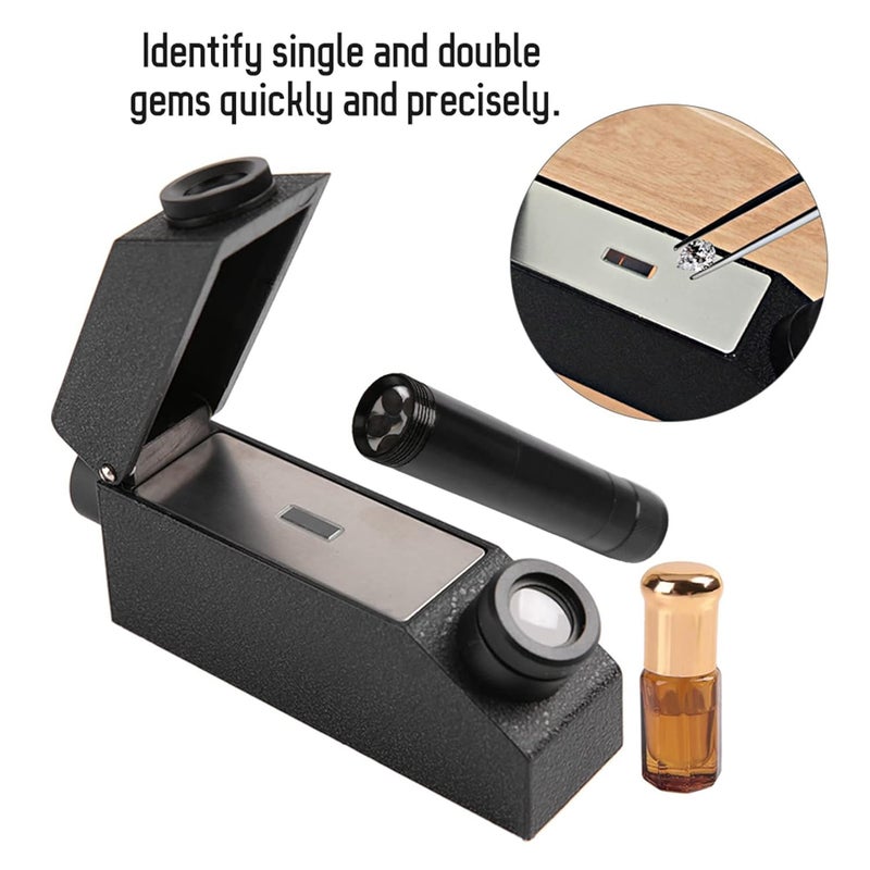 KooingTech RHG181 Diamond Tester, 1.30-1.81 Jewelry Refractometer, Portable Gem Tester for All Stones Refractometry Testing Tools - Image 3